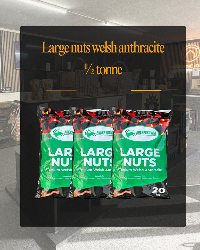 Welsh large nut anthracite 500KG 1/2 tonne