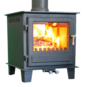Clock Blithfield Double sided 10KW Multifuel stove