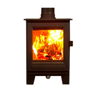 Clock Sudbury 5KW Compact Wood Only Stove