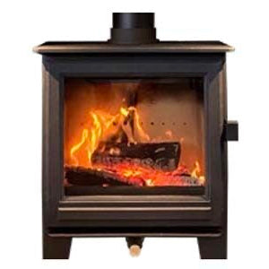 Clock Sudbury 5KW Wood Only Stove